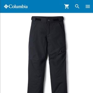 Columbia Black Snow Pants Youth Size Small